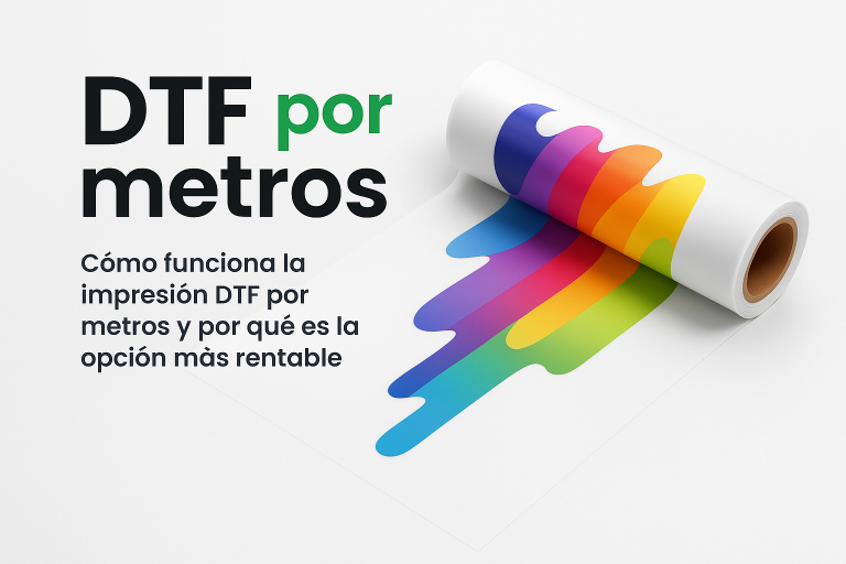 ​Cómo funciona la impresión DTF por metros y por qué es la opción más rentable